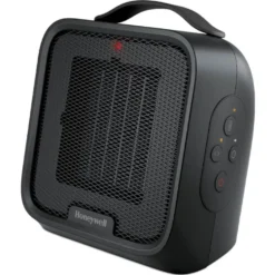 Honeywell UberHeat Plus Ceramic Heater for Small Spaces - Black, HCE220B