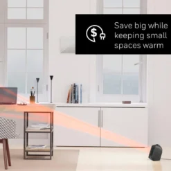 Honeywell UberHeat Plus Ceramic Heater for Small Spaces - Black, HCE220B