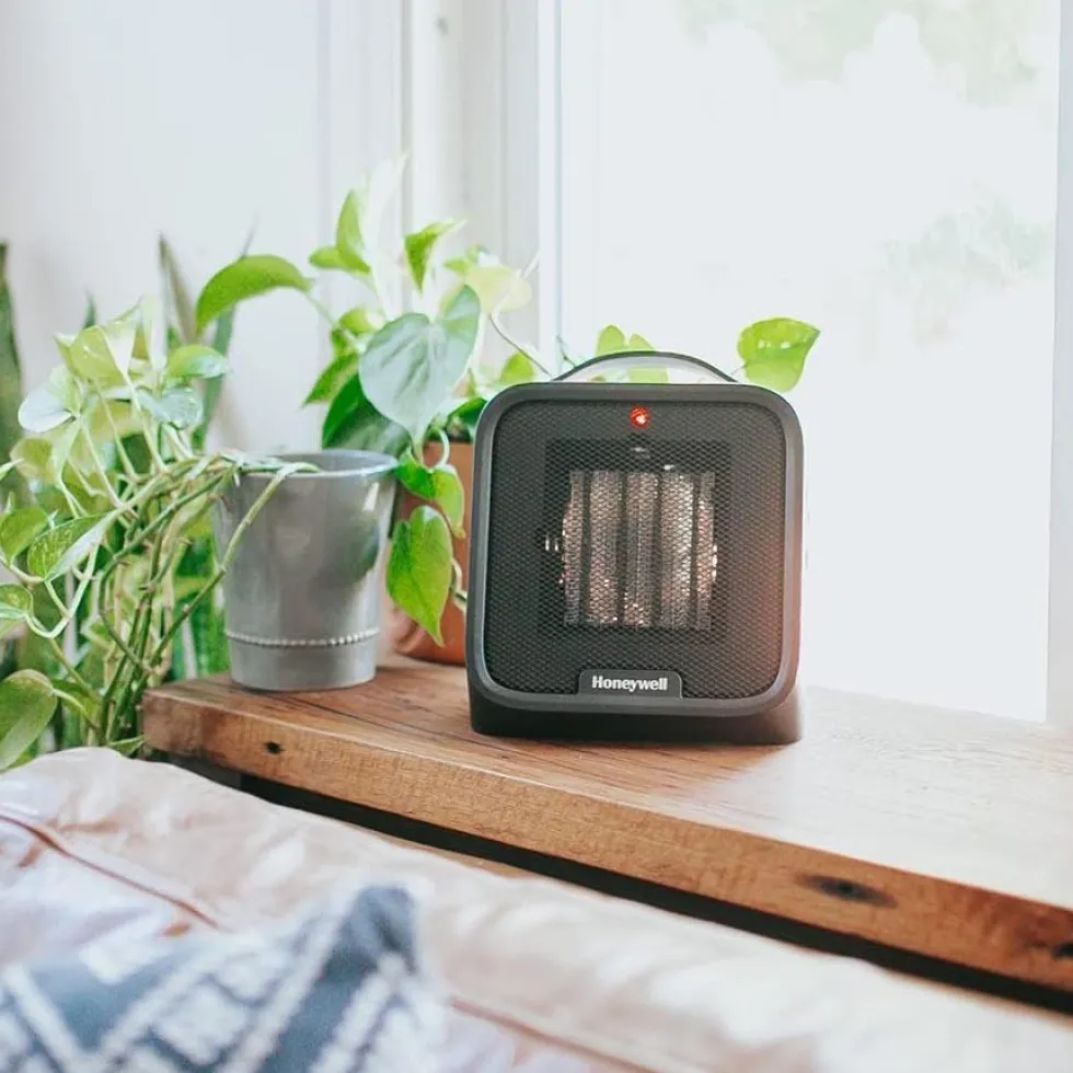 Honeywell UberHeat Plus Ceramic Heater for Small Spaces - Black, HCE220B