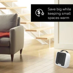Honeywell UberHeat Plus Portable Ceramic Small Space Heater - White, HCE220W