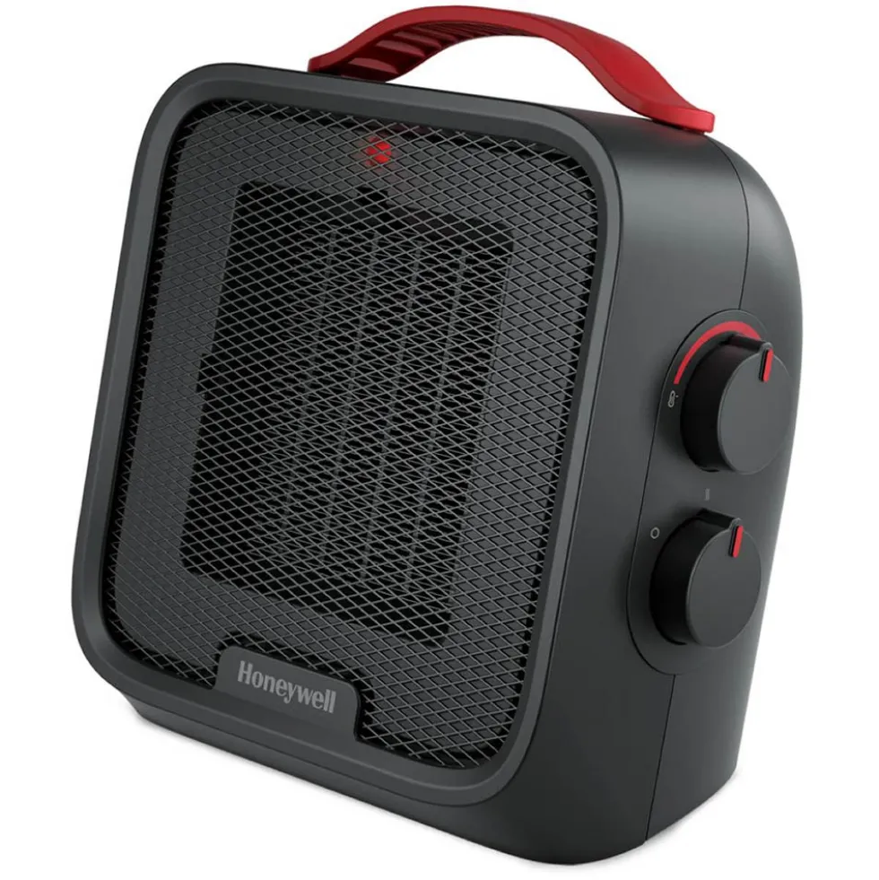 Honeywell UberHeat 5 Portable Ceramic Small Space Heater - Black, HCE210B