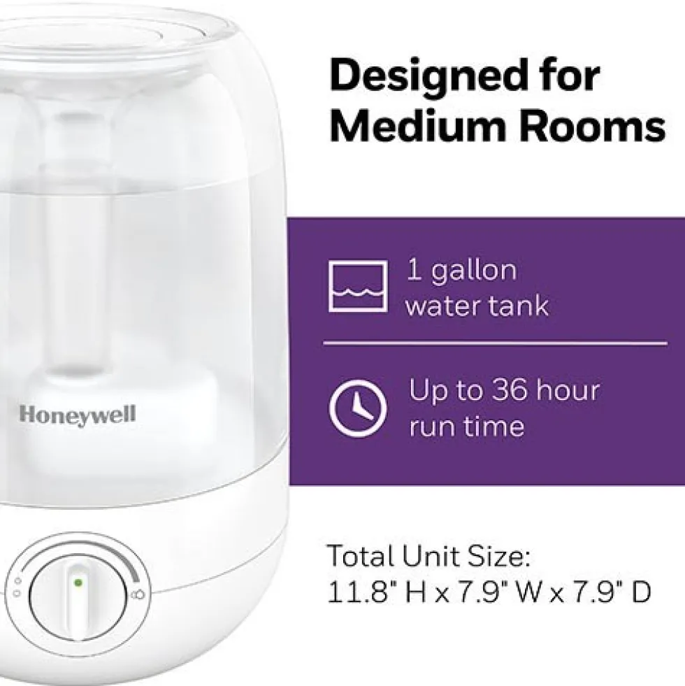 Honeywell Ultra Comfort Cool Mist Humidifier - White, HUL545W