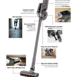 Honeywell VC16 Aeromax Pro Cordless Vacuum Cleaner, Black