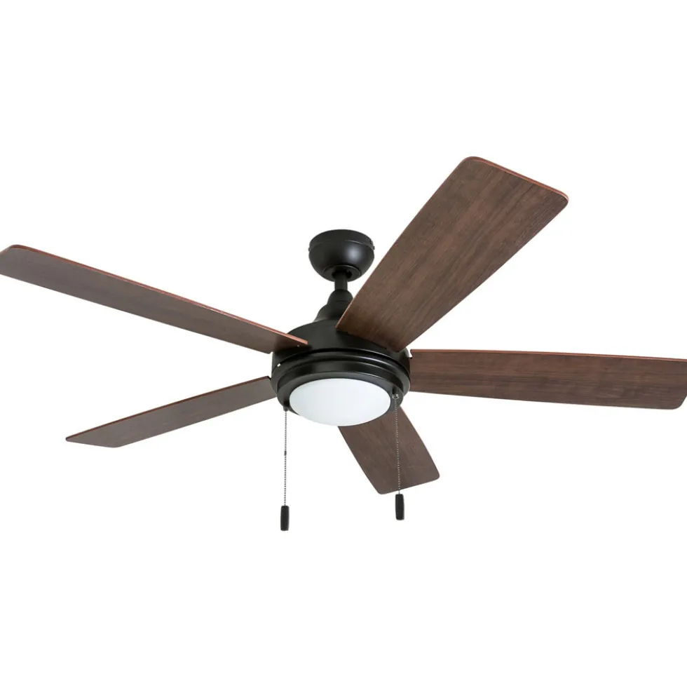 Honeywell Ventnor Indoor Ceiling Fan, Modern Espresso Bronze, 52-Inch - 50607