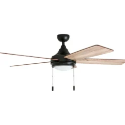Honeywell Ventnor Indoor Ceiling Fan, Modern Espresso Bronze, 52-Inch - 50607