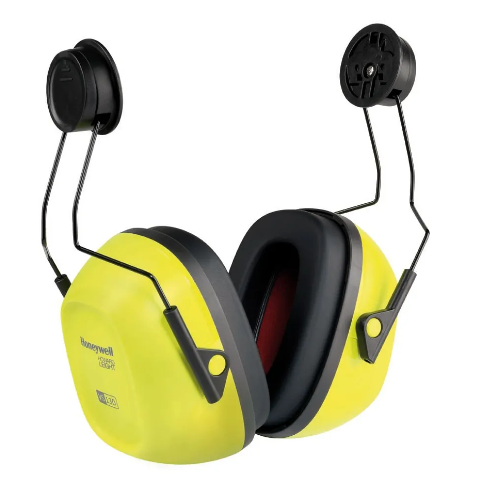Honeywell VS130HHV VeriShield Hi-Viz Yellow Helmet Capmount Earmuff