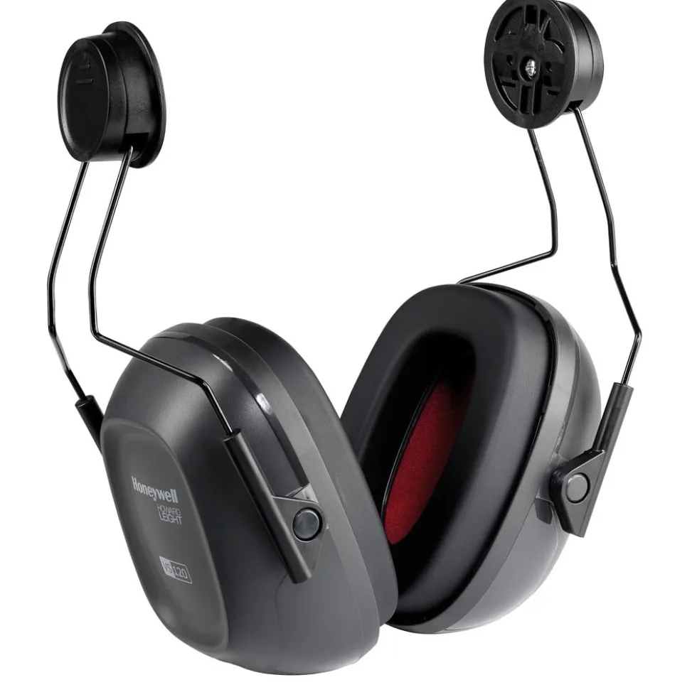 Honeywell VS120H VeriShield Black Helmet Capmount Earmuff, NRR 24