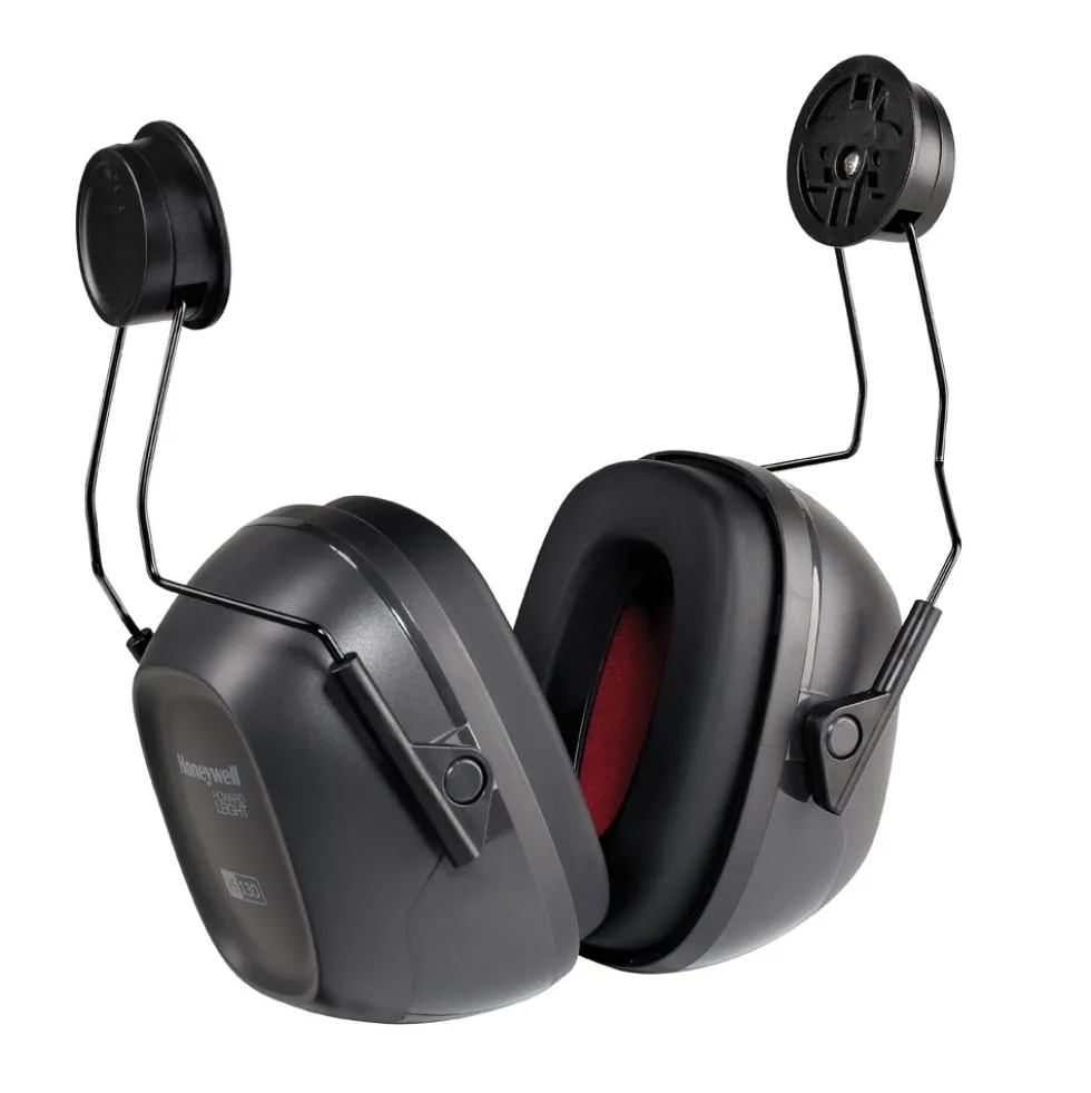 Honeywell VS130H VeriShield Black Helmet Capmount Earmuff, NRR 27