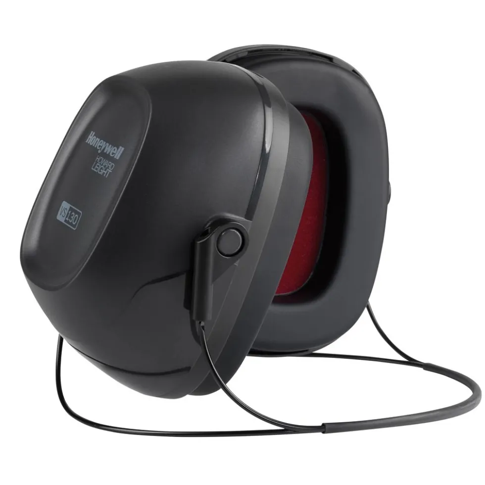 Honeywell VS130N VeriShield Black Behind-The-Neck Earmuff, NRR 28