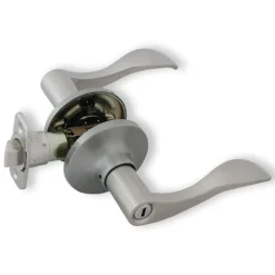 Honeywell Wave Privacy Door Lever, Satin Nickel, 8106302