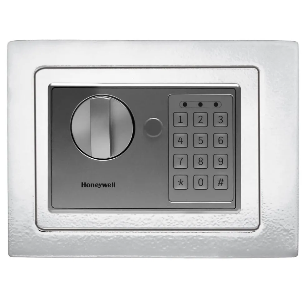 Honeywell 5605W Compact Steel Digital Security Box - White (.15 cu ft.)