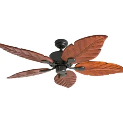 Honeywell Willow View Indoor Ceiling Fan, Bronze Tropical, 52-Inch - 50501