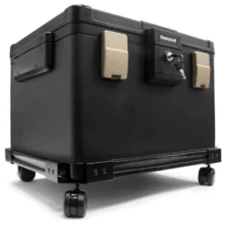 Honeywell 1108W Legal Size Waterproof 1 Hour Fire File Chest (1.06 cu ft.) with Wheel Cart