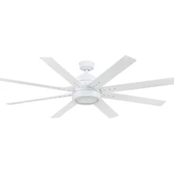 Honeywell Xerxes Indoor Ceiling Fan, Bright White, 62-Inch - 51628