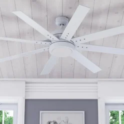 Honeywell Xerxes Indoor Ceiling Fan, Bright White, 62-Inch - 51628