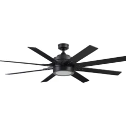 Honeywell Xerxes Indoor Ceiling Fan, Matte Black, 62-Inch - 51473