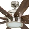Honeywell Xerxes Indoor Ceiling Fan, Brushed Nickel, 62-Inch - 50608