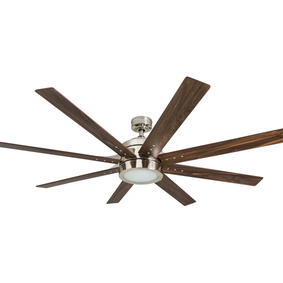 Honeywell Xerxes Indoor Ceiling Fan, Brushed Nickel, 62-Inch - 50608