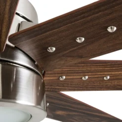 Honeywell Xerxes Indoor Ceiling Fan, Brushed Nickel, 62-Inch - 50608