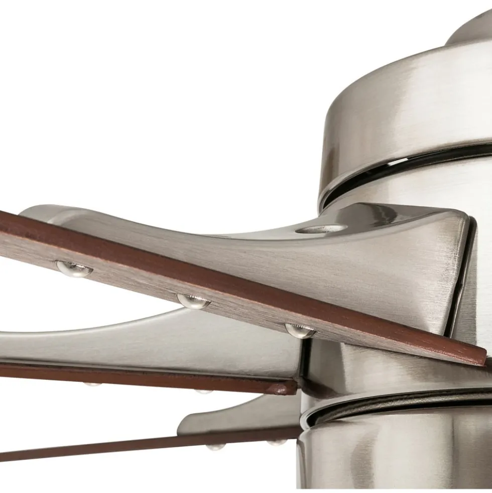 Honeywell Xerxes Indoor Ceiling Fan, Brushed Nickel, 62-Inch - 50608