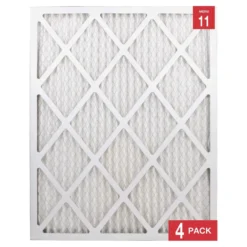 Honeywell 20x25x1 High Efficiency Allergen MERV 11 Air Filter, 4 Pack