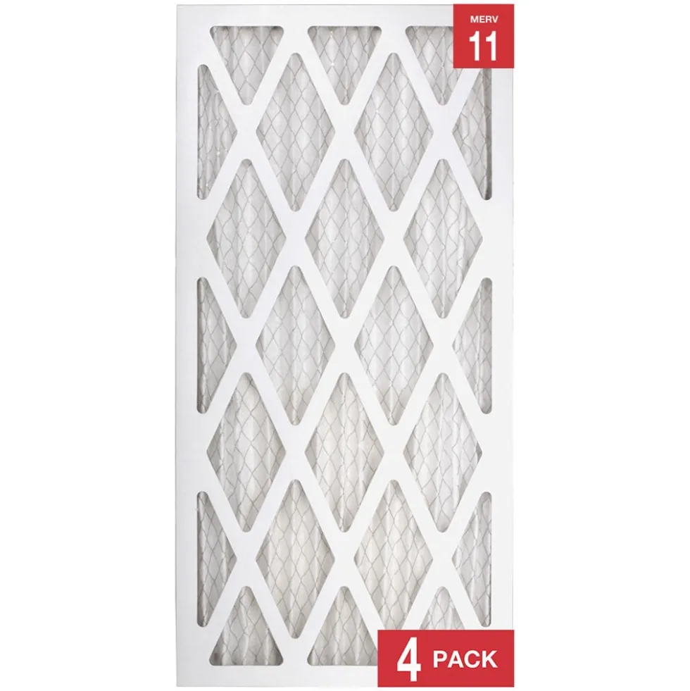 Honeywell 12x24x1 High Efficiency Allergen MERV 11 Air Filter, 4 Pack