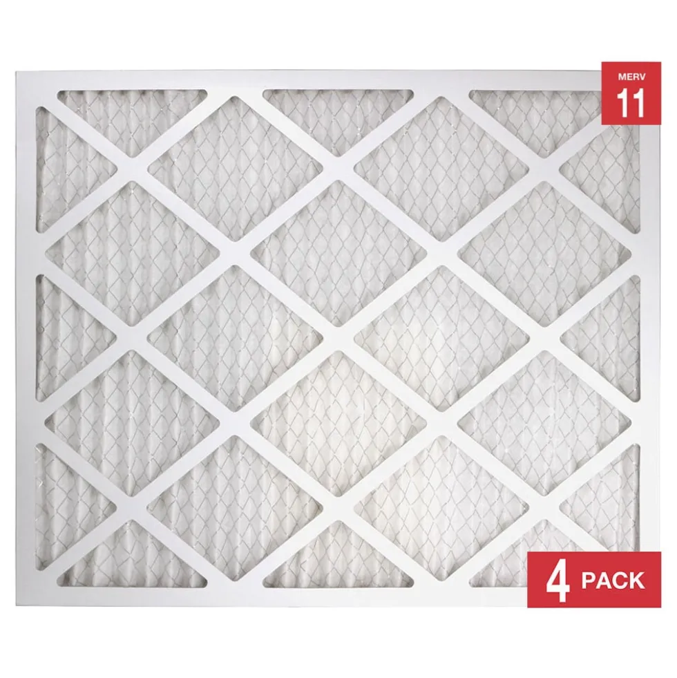 Honeywell 20x24x1 High Efficiency Allergen MERV 11 Air Filter, 4 Pack