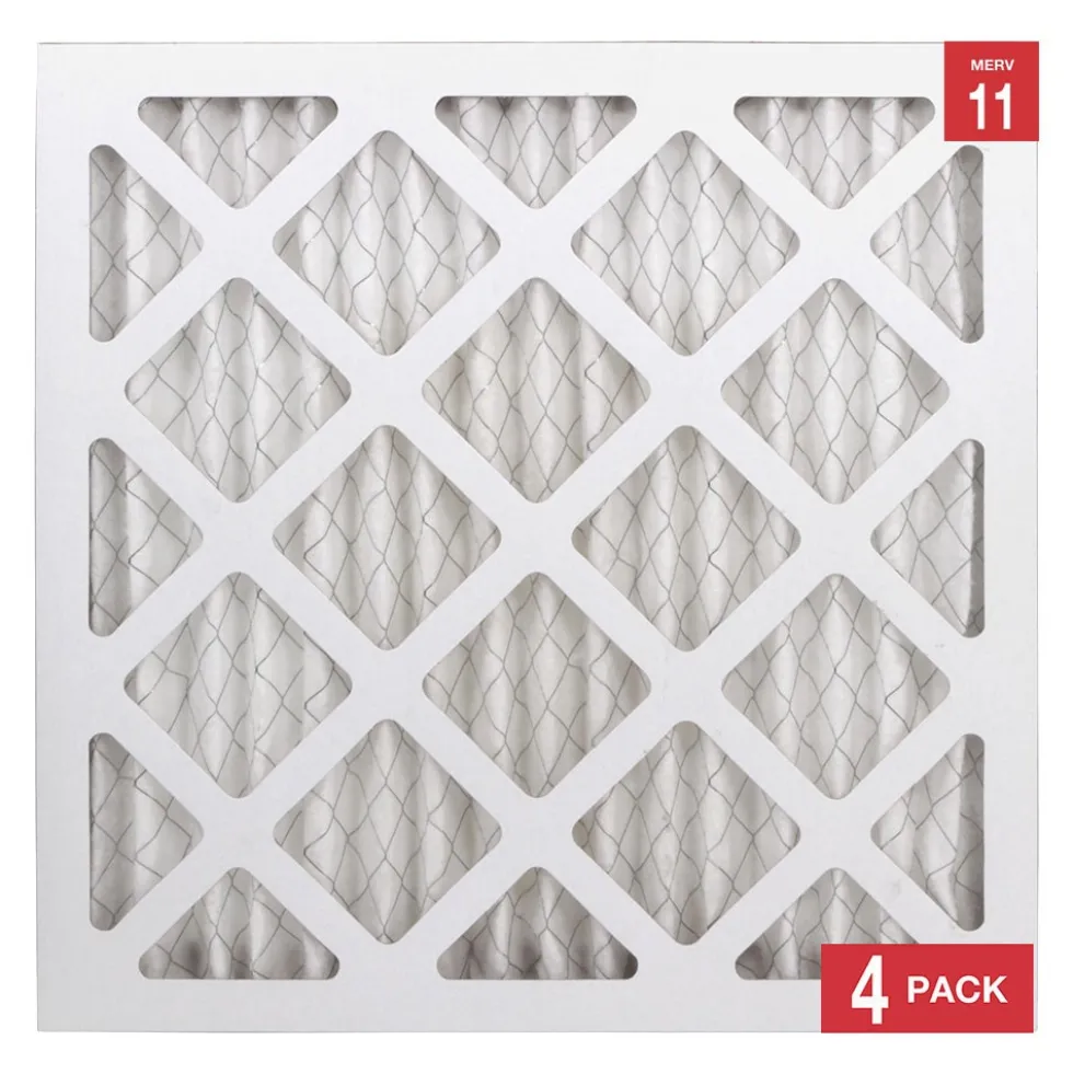 Honeywell 14x14x1 High Efficiency Allergen MERV 11 Air Filter, 4 Pack