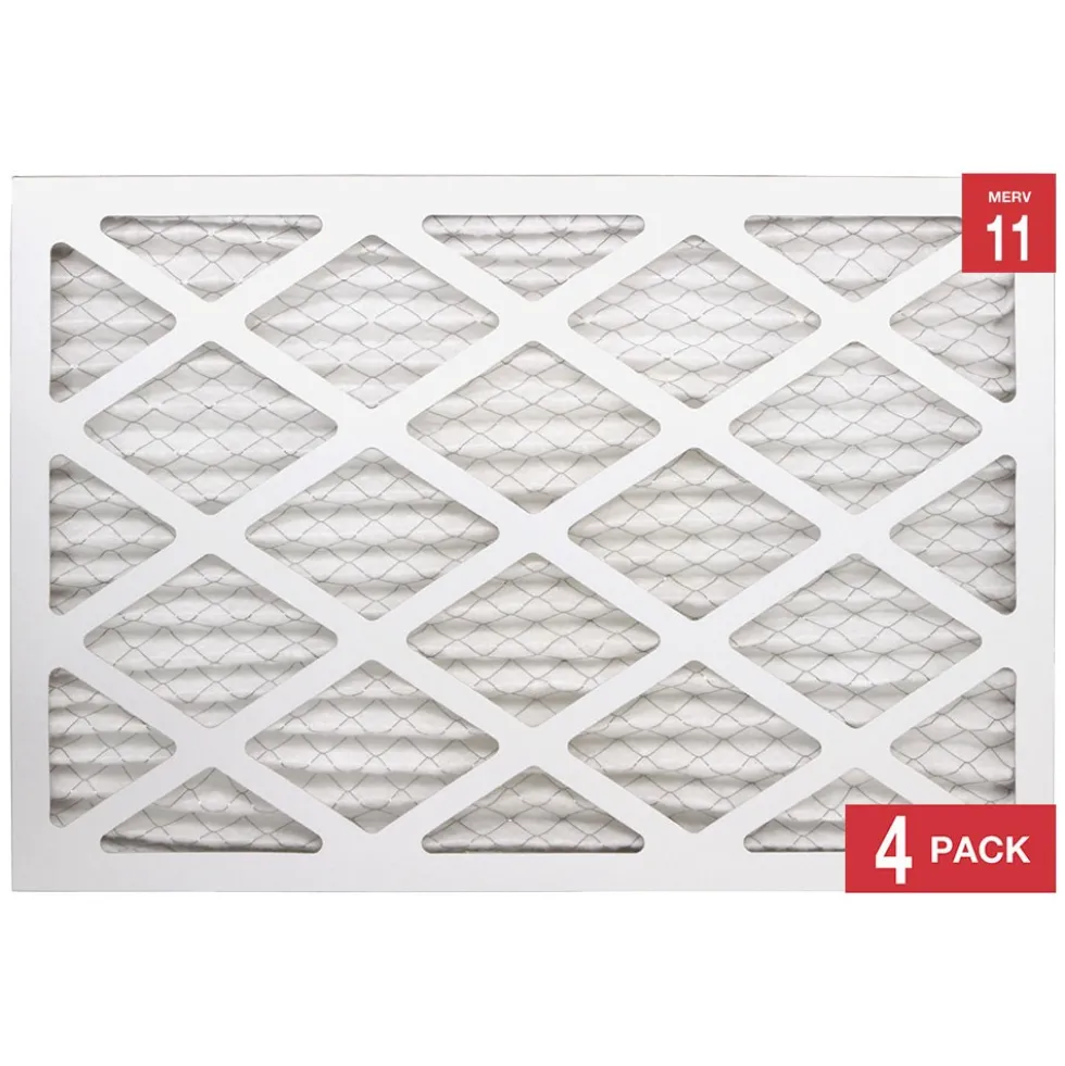 Honeywell 14x20x1 High Efficiency Allergen MERV 11 Air Filter, 4 Pack