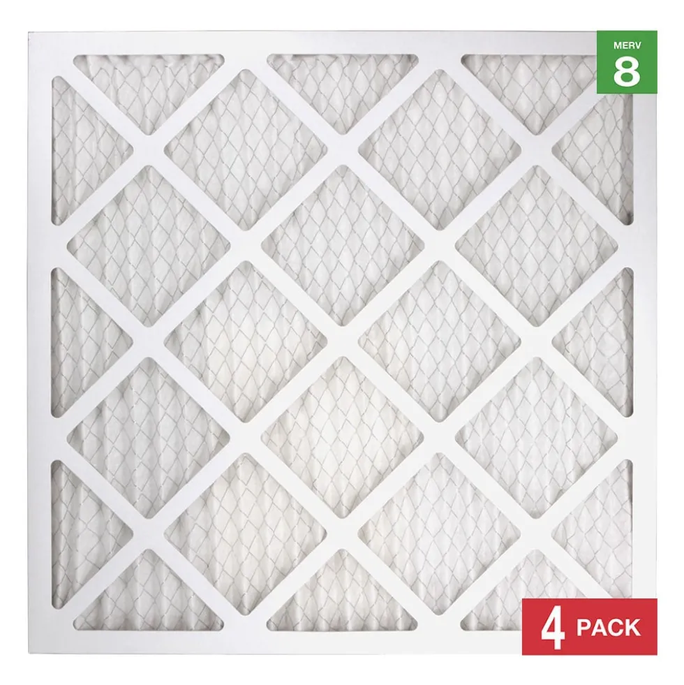Honeywell 20x20x1 Standard Efficiency Allergen MERV 8 Air Filter, 4 Pack