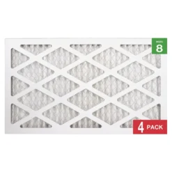 Honeywell 12x20x1 Standard Efficiency Allergen MERV 8 Air Filter, 4 Pack