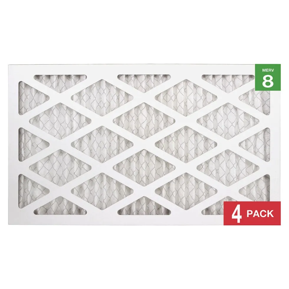 Honeywell 12x20x1 Standard Efficiency Allergen MERV 8 Air Filter, 4 Pack