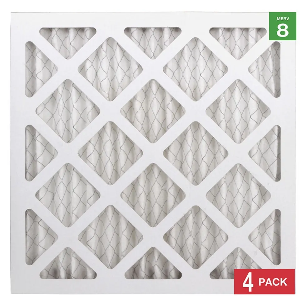 Honeywell 14x14x1 Standard Efficiency Allergen MERV 8 Air Filter, 4 Pack