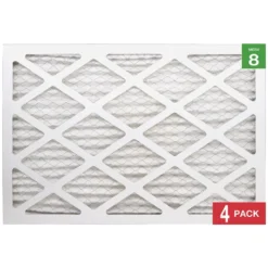 Honeywell 14x20x1 Standard Efficiency Allergen MERV 8 Air Filter, 4 Pack