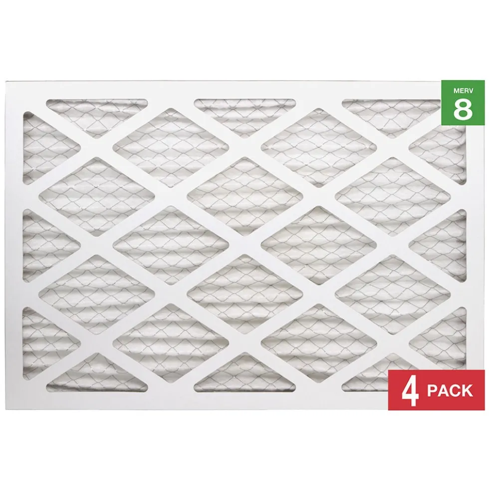 Honeywell 14x20x1 Standard Efficiency Allergen MERV 8 Air Filter, 4 Pack