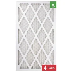 Honeywell 14x24x1 Standard Efficiency Allergen MERV 8 Air Filter, 4 Pack