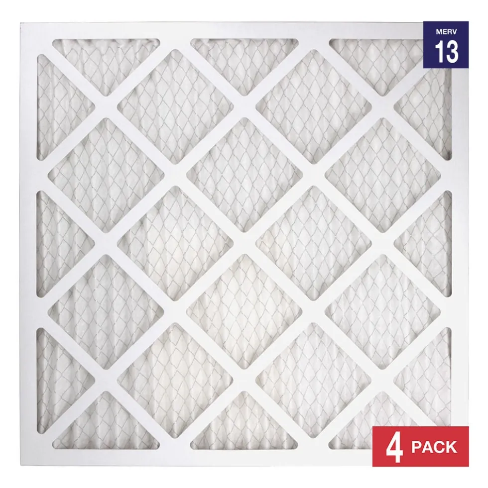 Honeywell 20x20x1 Ultra Efficiency Allergen MERV 13 Air Filter, 4 Pack
