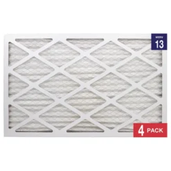 Honeywell 16x25x1 Ultra Efficiency Allergen MERV 13 Air Filter, 4 Pack