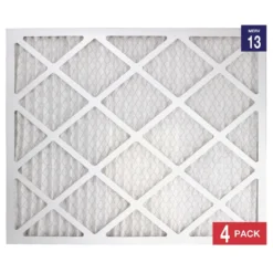 Honeywell 20x24x1 Ultra Efficiency Allergen MERV 13 Air Filter, 4 Pack