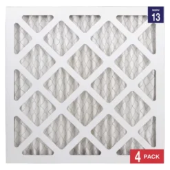 Honeywell 14x14x1 Ultra Efficiency Allergen MERV 13 Air Filter, 4 Pack