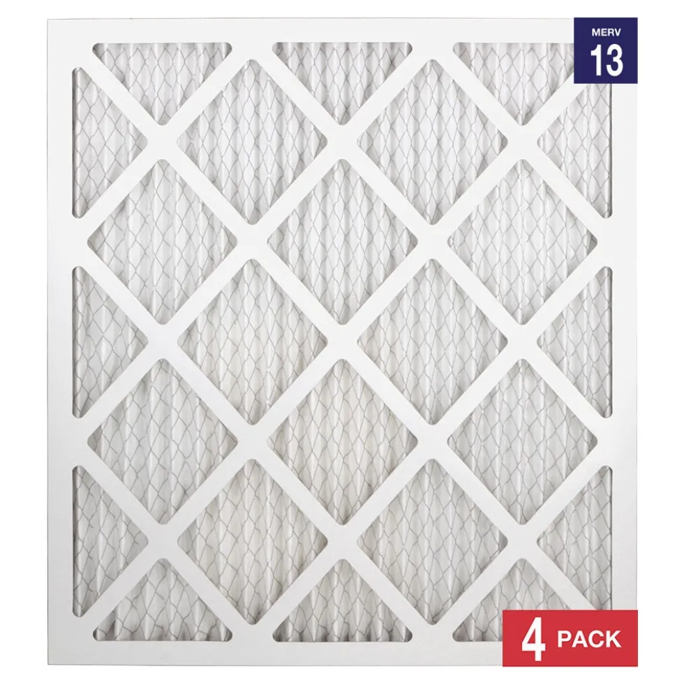 Honeywell 18x20x1 Ultra Efficiency Allergen MERV 13 Air Filter, 4 Pack