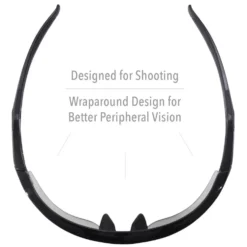 Howard Leight Acadia Shooting Eye Glasses for Indoor Range or Outdoor Hunting with SCT-Reflect Lenses - 4 Pack