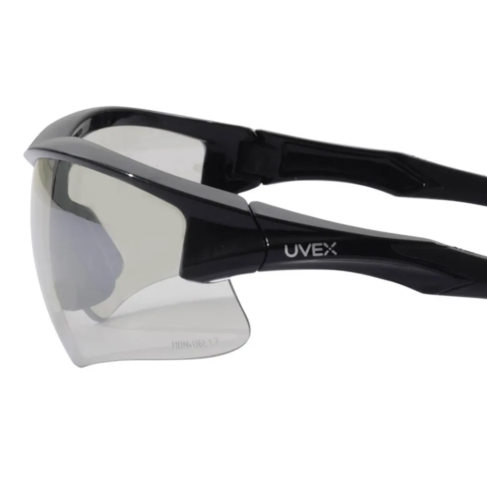 Howard Leight by Honeywell Acadia Shooting Glasses, Black Frame, SCT-Reflect Lens - R-02216