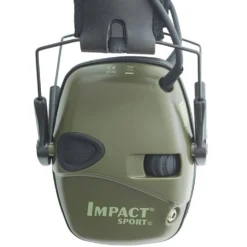 Howard Leight by Honeywell Impact Sport Sound Amplification Electronic Shooting Earmuff, Hunter Green - R-01526