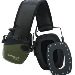 Howard Leight by Honeywell Impact Sport Sound Amplification Electronic Shooting Earmuff, Hunter Green - R-01526