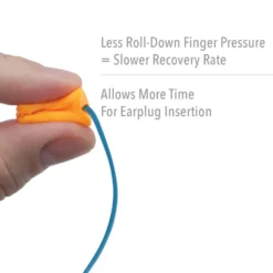 Howard Leight Firm Fit Corded Disposable Foam Earplugs, Polybag, 100-Pairs