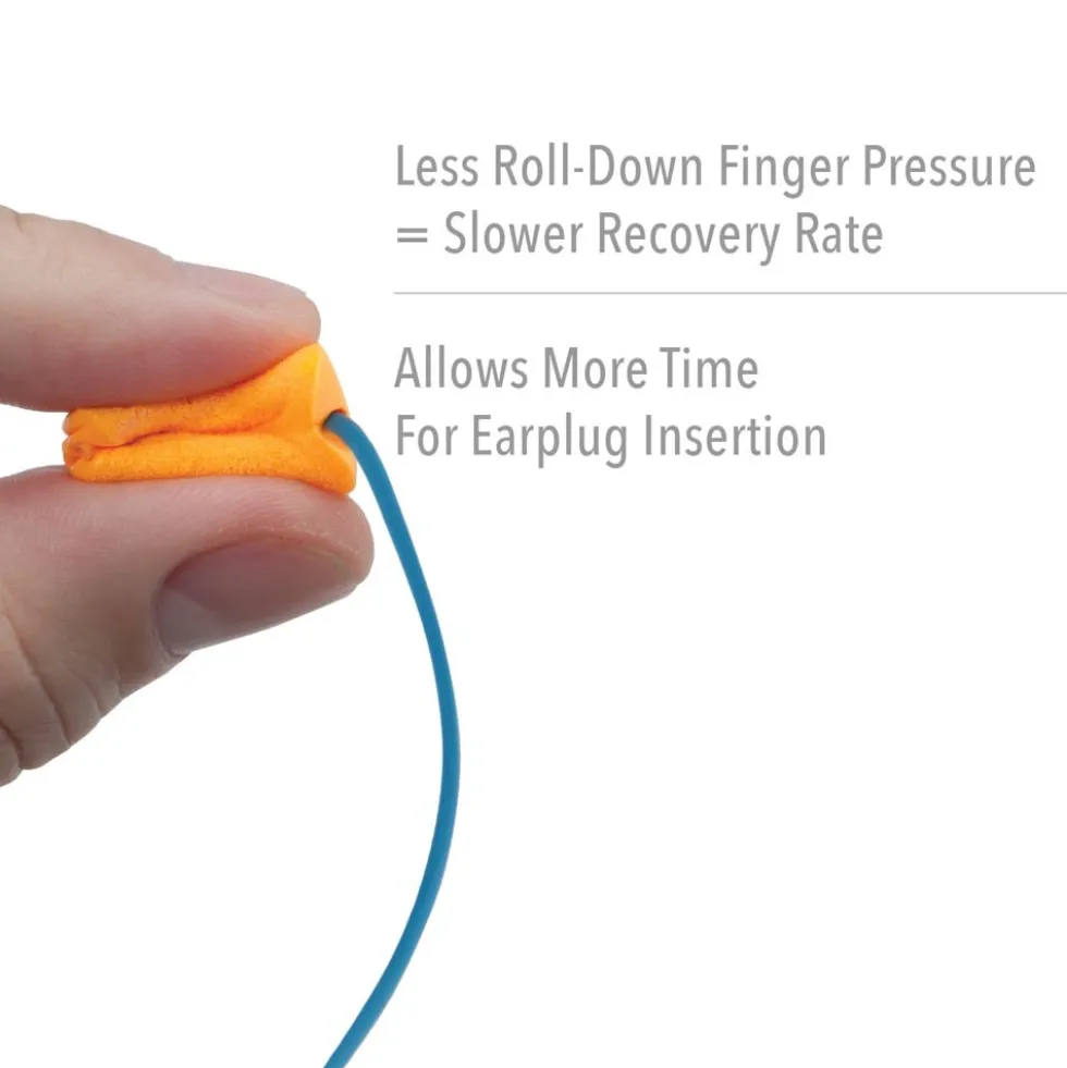 Howard Leight Firm Fit Corded Disposable Foam Earplugs, Polybag, 100-Pairs