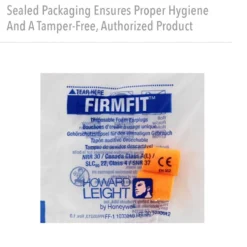 Howard Leight Firm Fit Disposable Foam Earplugs, Polybag, 200-Pairs