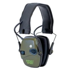 Howard Leight Impact Sport Shooting Earmuff with Bluetooth, Hunter Green - R-02548
