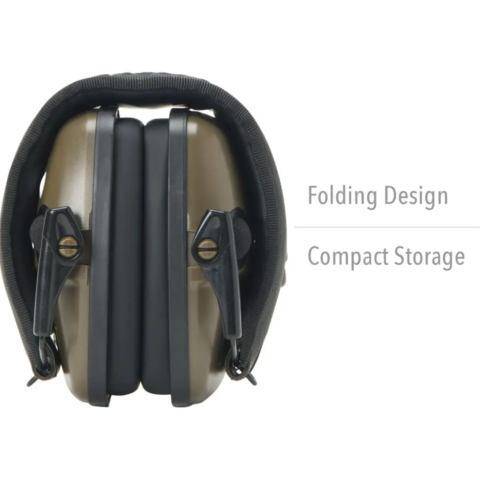 Howard Leight Impact Sport Shooting Earmuff with Bluetooth, Hunter Green - R-02548